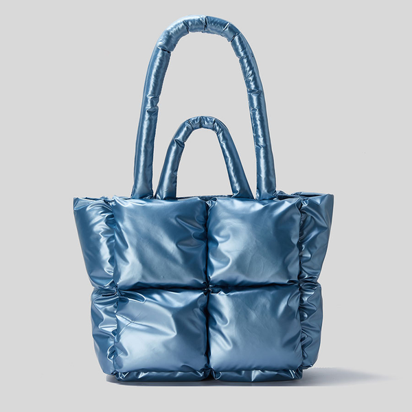 THE MOONSTONE BLUE POUFFY BAG