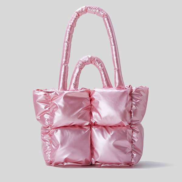 THE BLOSSOM PINK POUFFY BAG